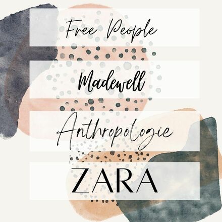 Free People | Zara | Anthropologie | Madewell 20pc Women's clothing lot