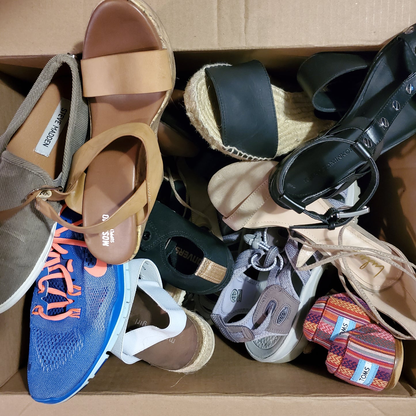 Women's 10pc Assorted Preowned Shoes Lot